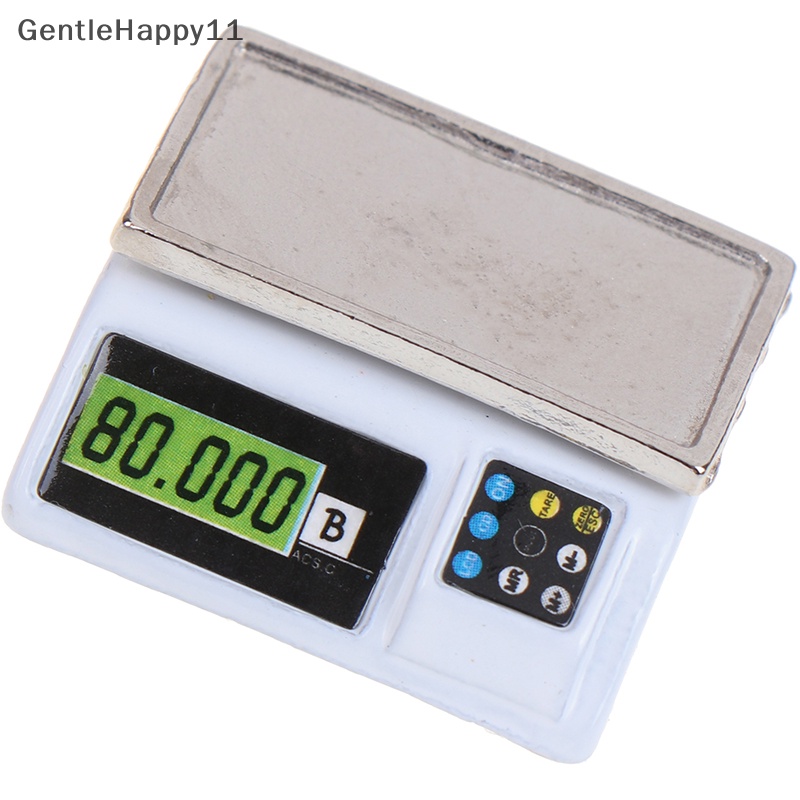 Gentlehappy1:12 Miniatur Rumah Boneka Skala Elektronik Bermain Aksesoris Rumah Boneka id Mainan