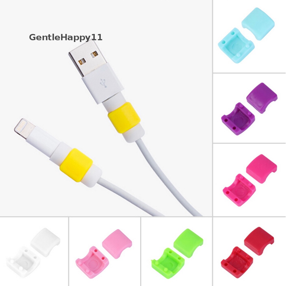 Gentlehappy Pelindung Penghemat Kabel Charger Petir 1X Untuk Apple iPhone Cord Wire Protective1X Protector Saver id