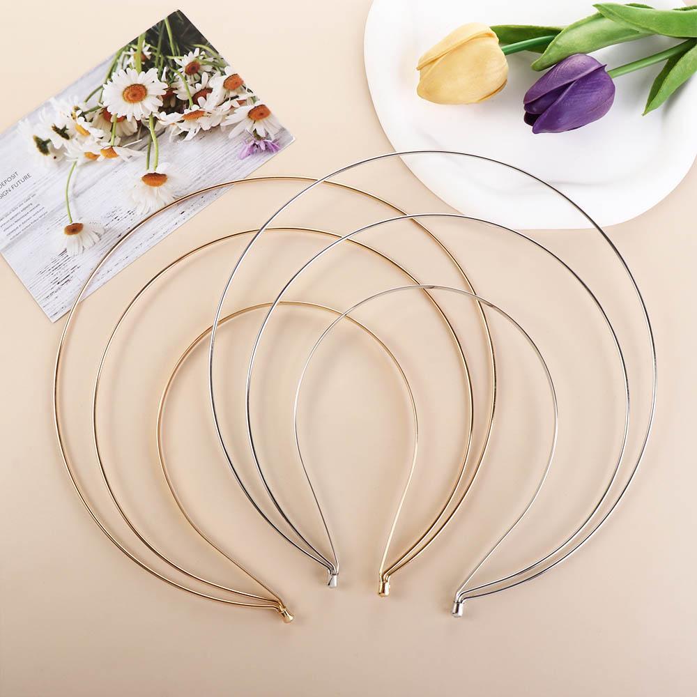 Rebuy Women DIY Headband Simple Goddess Hairbands Multi-layer Angel Gold Hairbands Non Slip Hairbands Bridal Wedding Headband Metal Band Headpiece Halo Rambut Mahkota