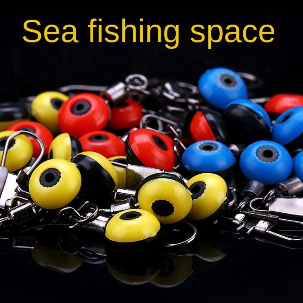 Manik-manik Pengumpan Agustina Konektor Putar Pinned Sea Beans Aksesoris Fishing Tackle Quick Change Beads Hook Connector Space Beans Connector Link Putar Pelampung