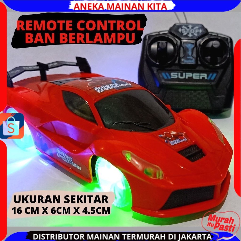 Mobil Remote Control Ban Berlampu Sedan RC Sport Car