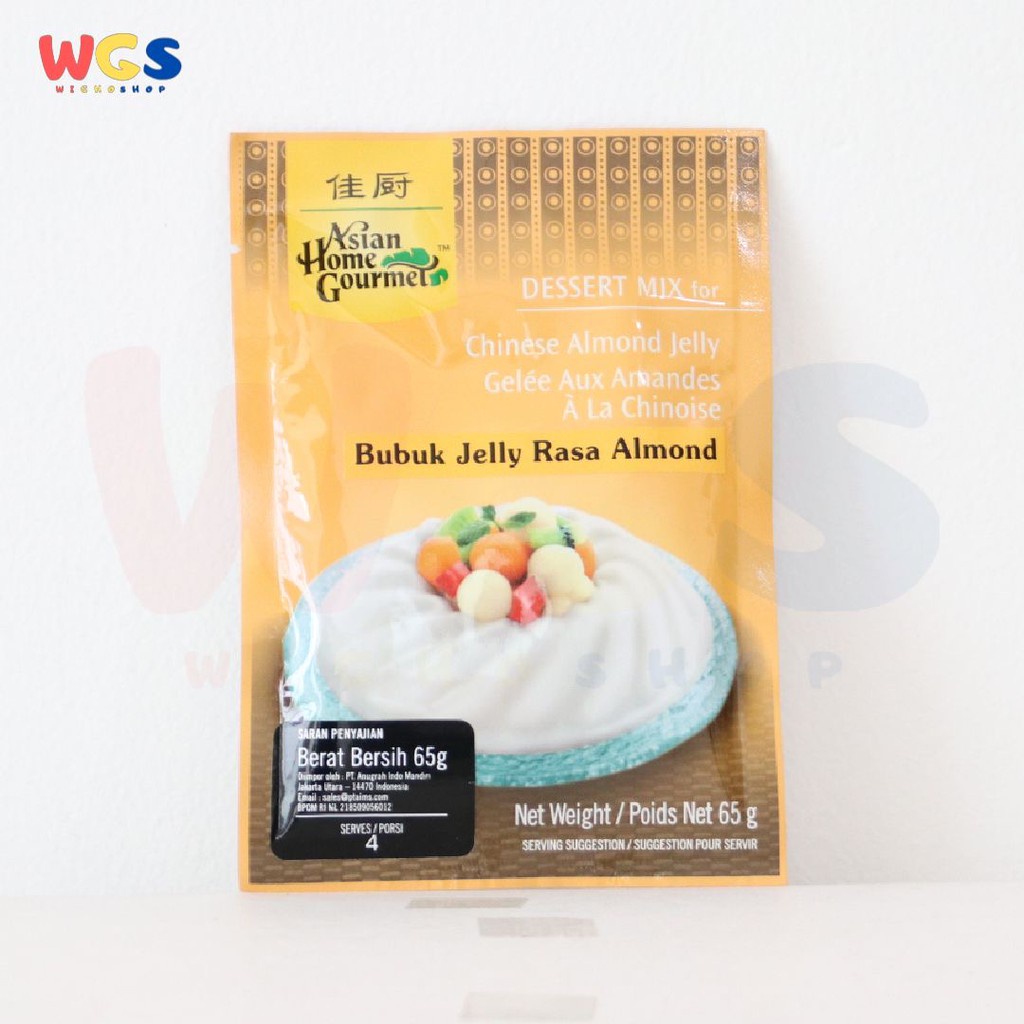 Asian Home Gourmet AHG Chinese Almond Jelly 65gr - Agar Jelly