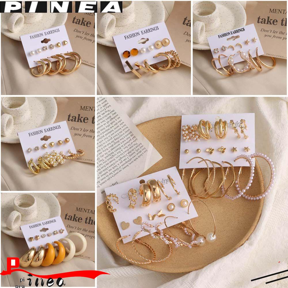 Nanas Drop Earrings Set Perhiasan &amp; Aksesoris Penjualan Panas Wanita Hadiah Mewah Stud Earrings Anting Untuk Wanita Geometris