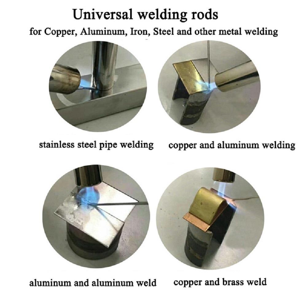 Lanfy Welding Rod Metal Easy Melt Perlengkapan Solder Tidak Perlu Solder Bubuk Kawat Las Aluminium