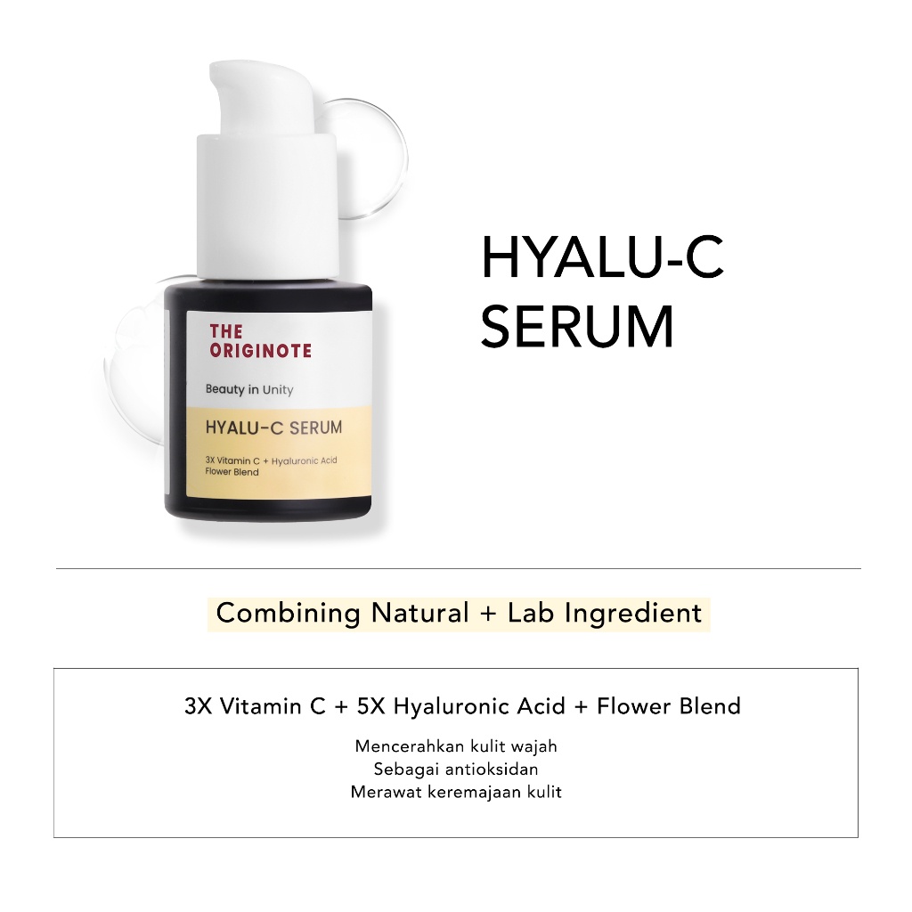 The Originote Hyalu-C Serum - Vitamin C Serum Mencerahkan