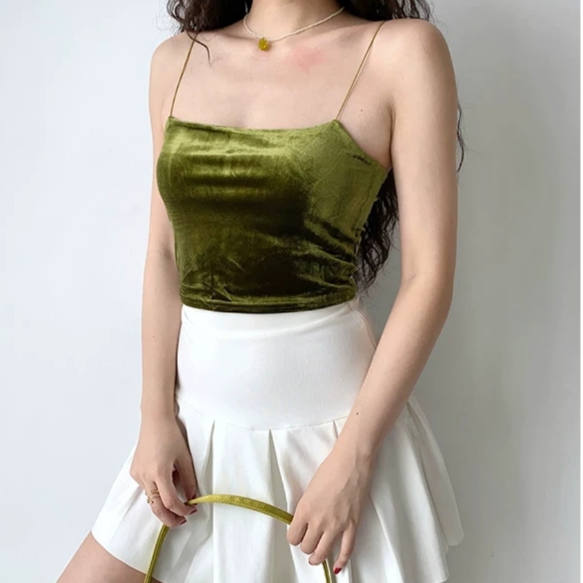 Tanktop Korean Velvet / Korean Tanktop / 2366