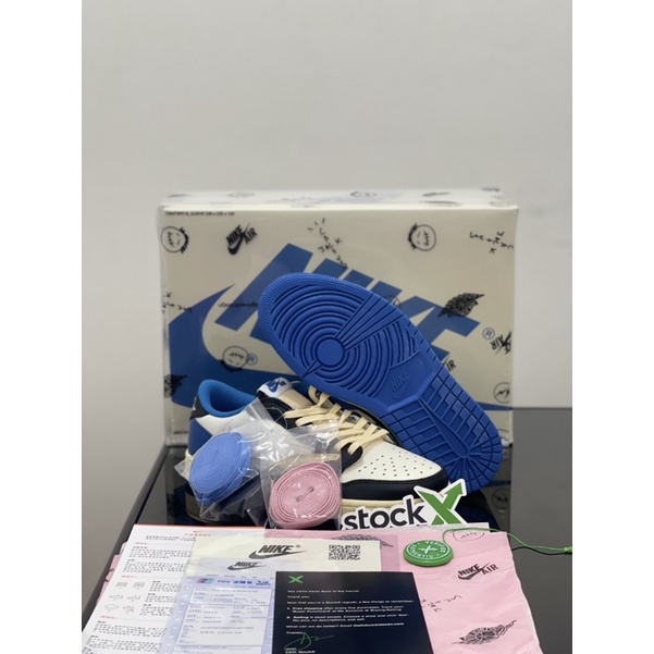 Sepatu Nike Air Jordan 1 Low Fragment X Traviz Scoot BNIB