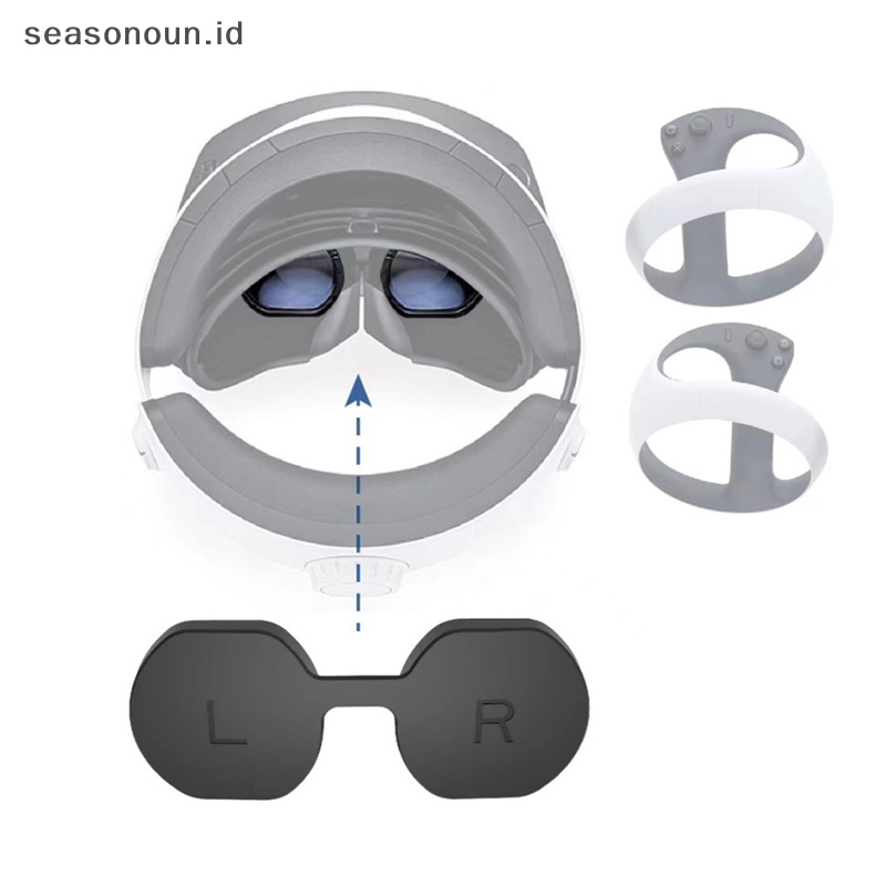 Seasonoun Untuk PSVR2 Kacamata Menebal Silikon Penutup Pelindung fpr PSVR2 Helm Debu Pelindung Karet Case GP-513.