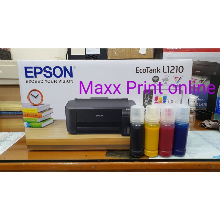 Printer Epson L1210 Paket Tinta Pigment, Sublim, Art Paper Epson 003 - Pigment