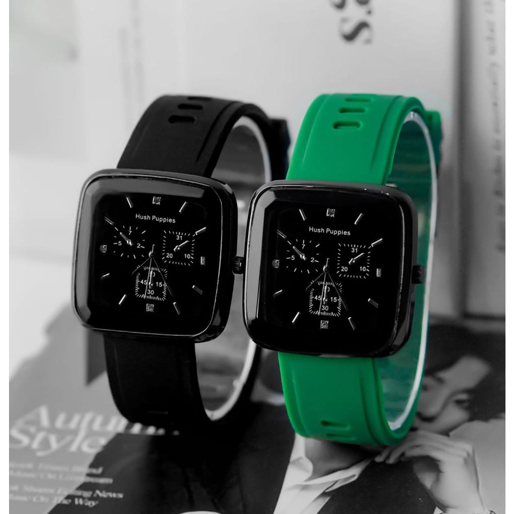 BAJ Jam Tangan Pria Wanita Sport Chrono Korea Fashion Quartz Silikon Rubber Analog Watch RM081