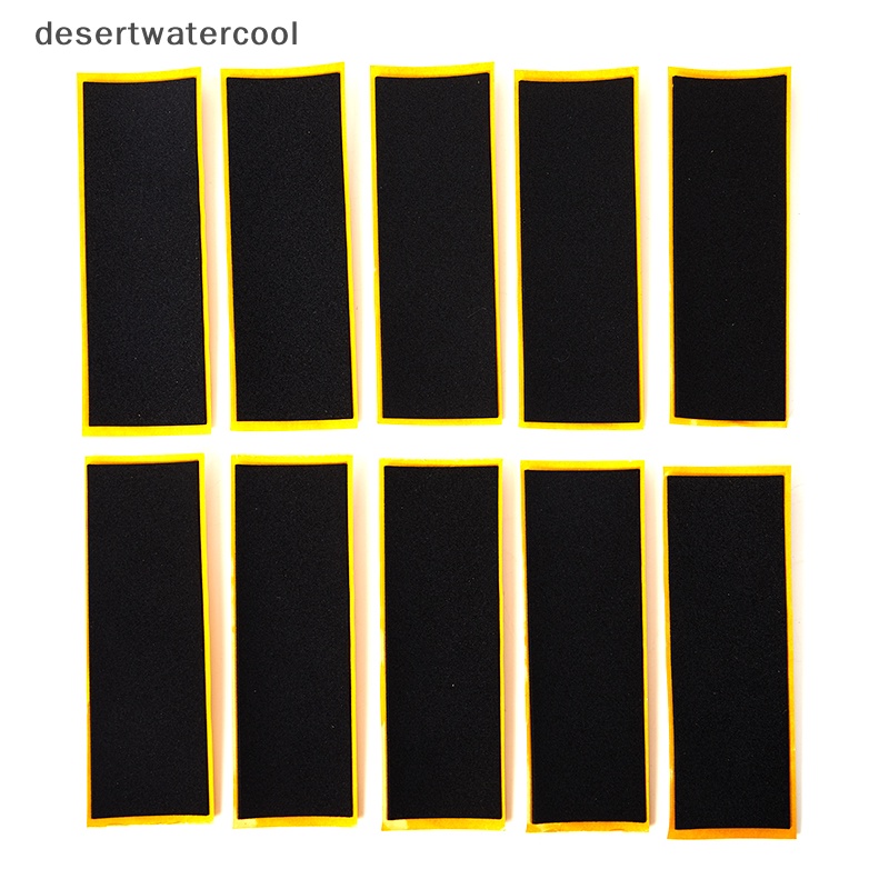 Deid 10PCS Fingerboard Deck Uncut Tape Stiker Busa Hitam Grip Tape Stickers Martijn