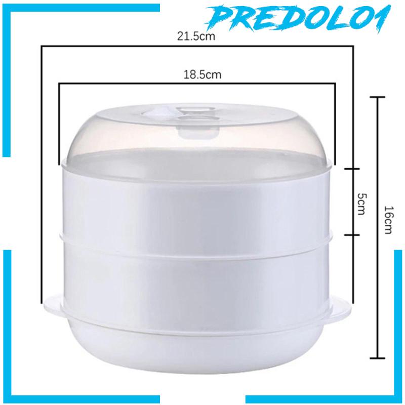 [Predolo1] Microwave Steamer Heating Steamer Alat Kukus Pemanas Microwave Untuk Dapur Rumah