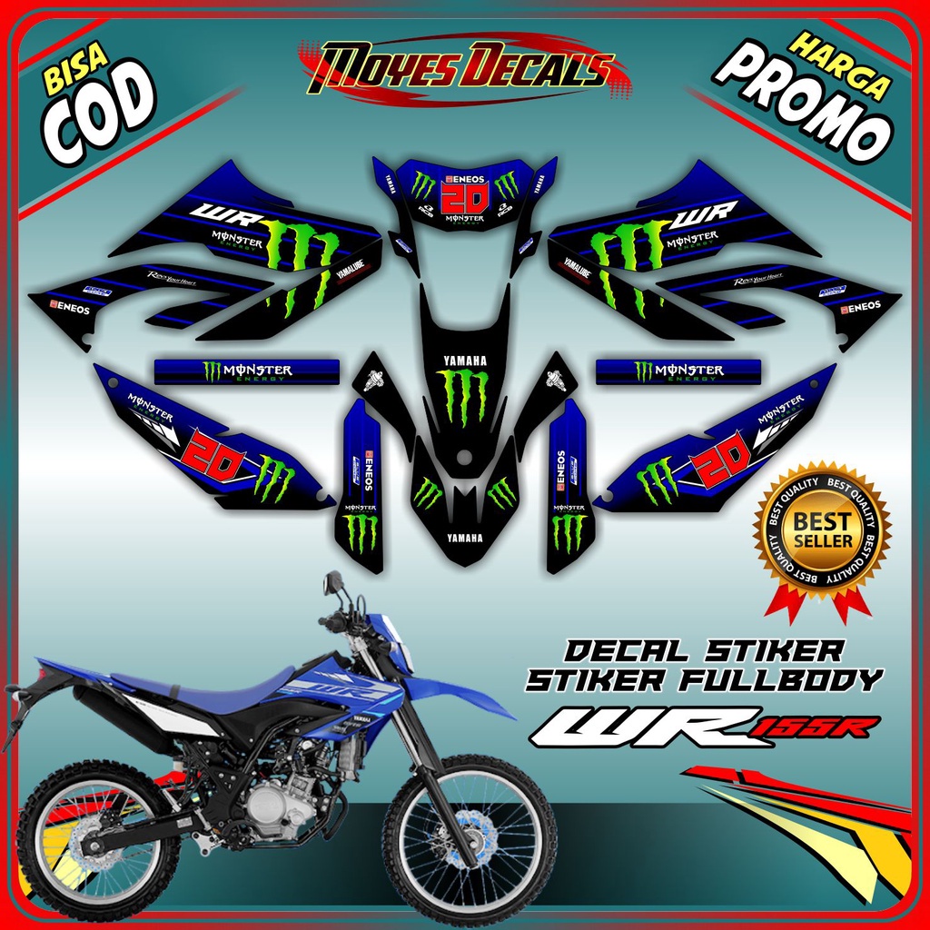 Decal WR155 2021 Stiker Yamaha WR155 Decal Motor WR155 Striping Yamaha WR155 Full Body