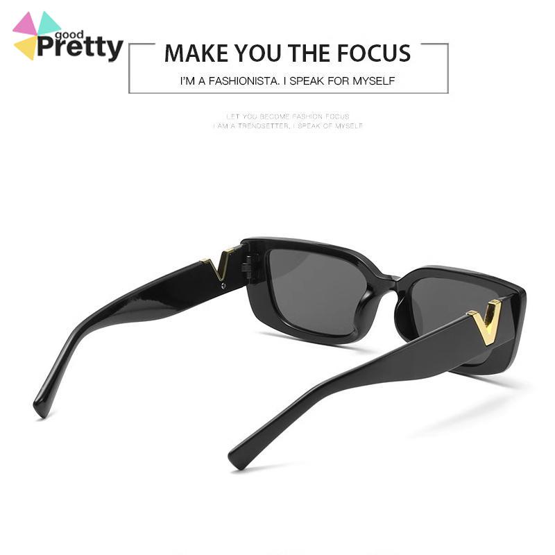 Kacamata Hitam INS Fashion Kacamata Hitam Retro Gaya Sunglass Dengan Women - PD