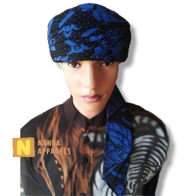 imamah praktis permanen siap pakai medium quality Praktis motif batik Baduy  habib  praktis wali  im