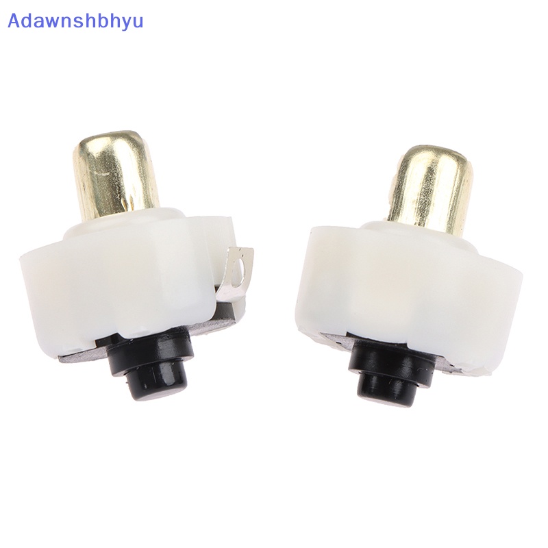 Adhyu 2Pcs 17mm Senter LED Tombol Tekan Saklar ON/OFF Elektrik Torch Tail Switch ID