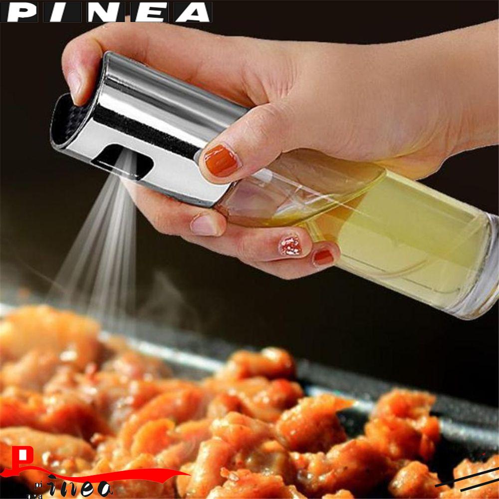 Alat Semprot Minyak Zaitun Kaca Nanas Botol Saus Dapur BBQ Dispenser Tetes Minyak Pump Oil Pot