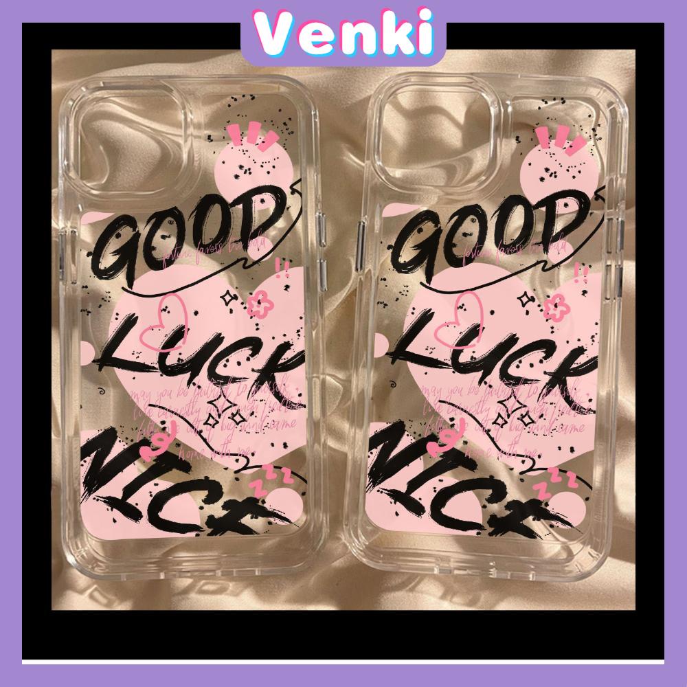 VENKI - For iPhone 11 iPhone Case Clear Big Hole Space Case TPU Soft Shell Shockproof Protection Camera Pink Heart Compatible with iPhone 14 13 Pro max 12 Pro Max 11 xr xs max 7 8