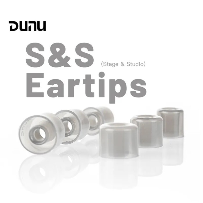 DUNU S&amp;S Stage &amp; Studio Flat Cylindrical Silicone Eartips for IEM