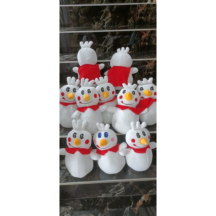 BOP BONEKA MIXUE VIRAL UKURAN JUMBO 39-40CM + LAMPU LED BAHAN LEMBUT PUTIH SUCI CANTIK BERSERI