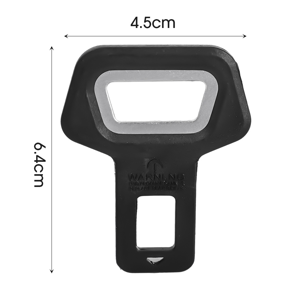 Klip Sabuk Pengaman Mobil Extender Safety Seatbelt Lock Buckle Plug Dual-Use Vehicle-mounted Bottle Opener Alarm Stopper Klip Peredam Universal Aksesoris Mobil