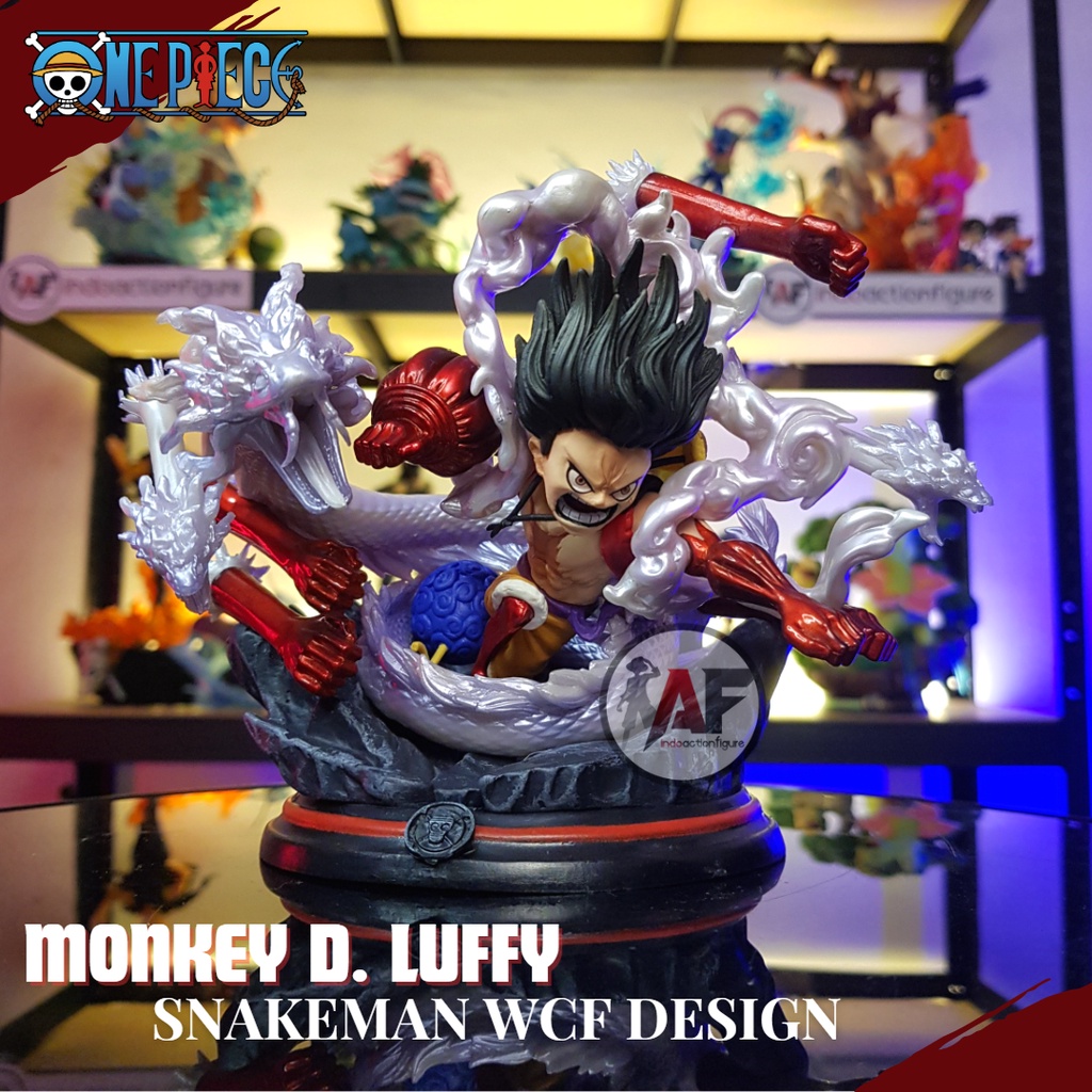Action Figure Statue One Piece Monkey D. Luffy Snakeman WCF design recast