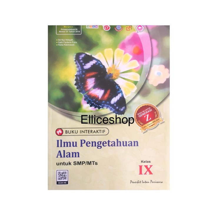 ⭐PROMO BUKU (COD)⭐ Buku PR Interaktif IPA kelas 9, Tahunan, Intan Pariwara - Tanpa kardus