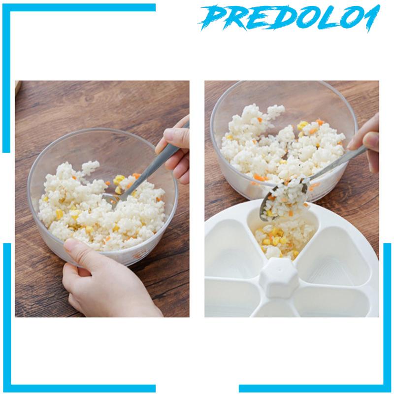 [Predolo1] Alat Pembuat Sushi Jepang Food Decor Mudah Digunakan Triangle Rice Ball Maker