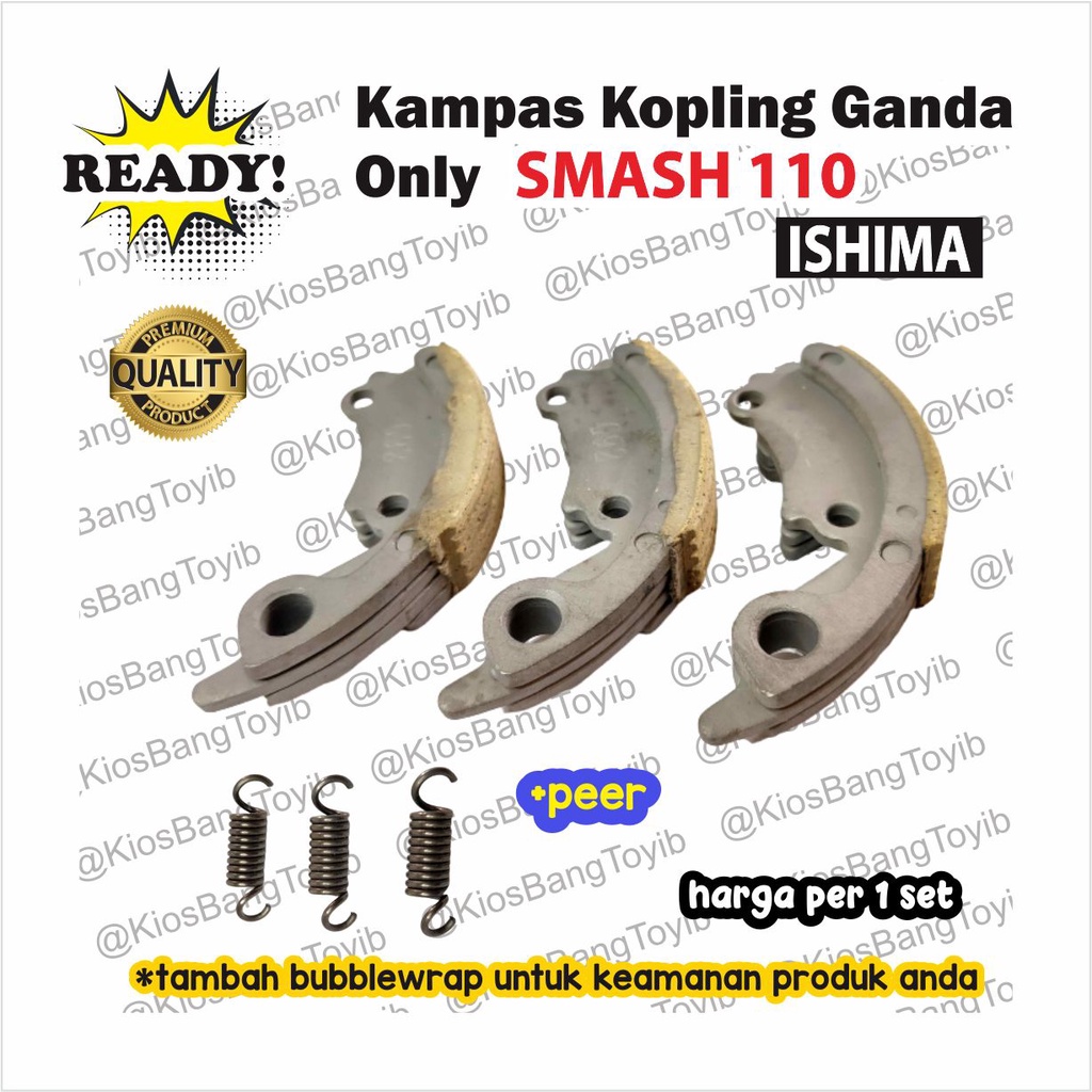 Kampas Kopling Ganda Only Suzuki SMASH 110 (IShima)