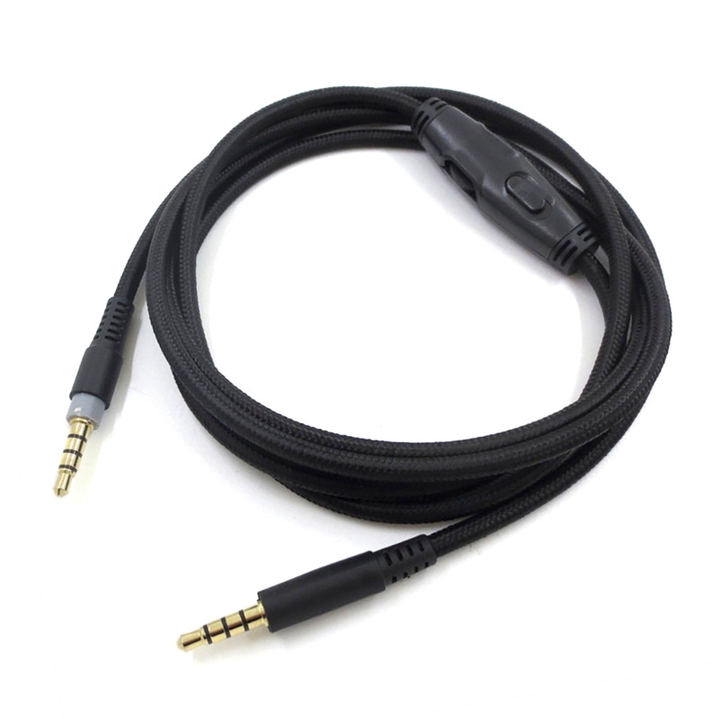 Gro Replacement Aux-Cable Untuk HyperX Cloud Gaming Headset Kabel Pengganti Bahan PVC Kokoh Kualitas Peningkatan