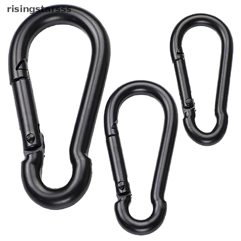 Rsid Span-new Gantungan Kunci Logam Klip Kait D Carabiner Hooks Konektor Untuk Membuat Perhiasan Key Ring Temuan DIY Grosir Jelly