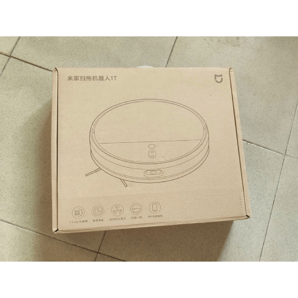 AKN88 - MIJIA Robot Vacuum Cleaner 1T - Mesin Sapu Pel Upgrade 1C - STYTJ02ZHM