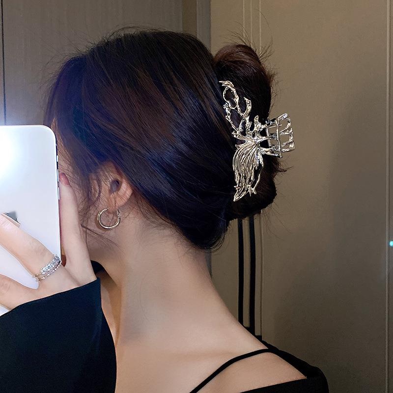 Kupu-kupu Ambil Klip Hiu Besar Klip Aksesoris Rambut Fashion Korea