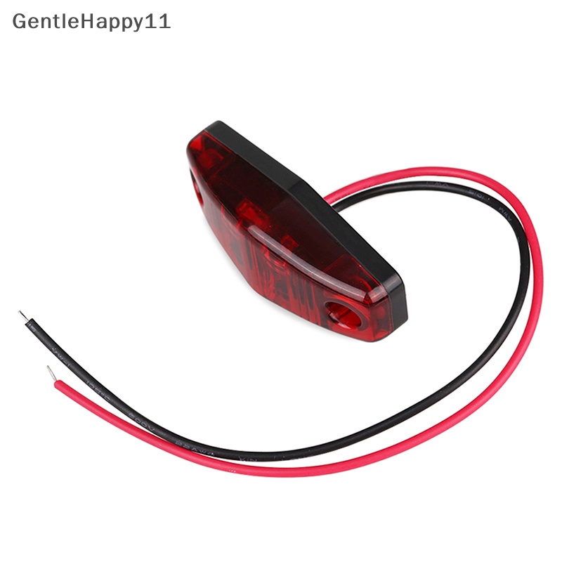 Gentlehappy 1X 12V LED 2.5 &quot;Clearance Lamp Side Marker Turn Light Untuk Truk Trailer Caravan id