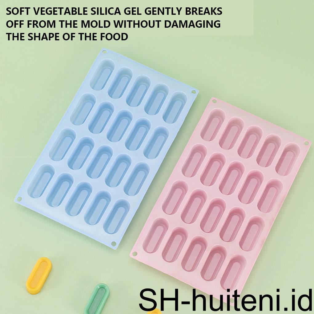 20-grid Cetakan Kue Anti Lengket Tahan Panas Silicone Pastry Dessert Mould Bakeware Baking Molds Dapur Restoran