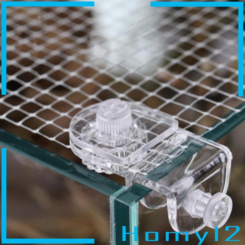 [HOMYL2] Layar Aquarium Dengan Net Holder Anti Loncat Mudah Dipasang Mesh Screen Net