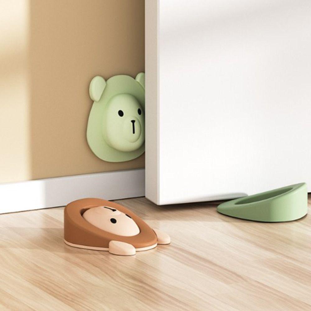 [Elegan] Door Stopper Silicone Figure Catcher Baby Safety Protector Guard Wedge Blok Pintu