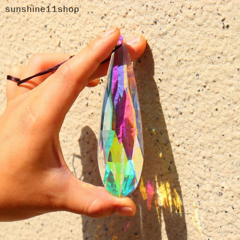Sho Hanging Crystals Prism Rain Maker Chandelier Kristal Liontin Tetes DIY Craft N