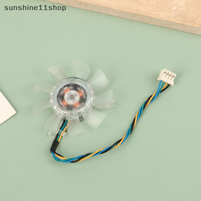 Sho 45MM Kipas Pendingin Lubang Pitch 39mm MGT5012LR-W10 4kawat Tenang Graphics Card Fan N