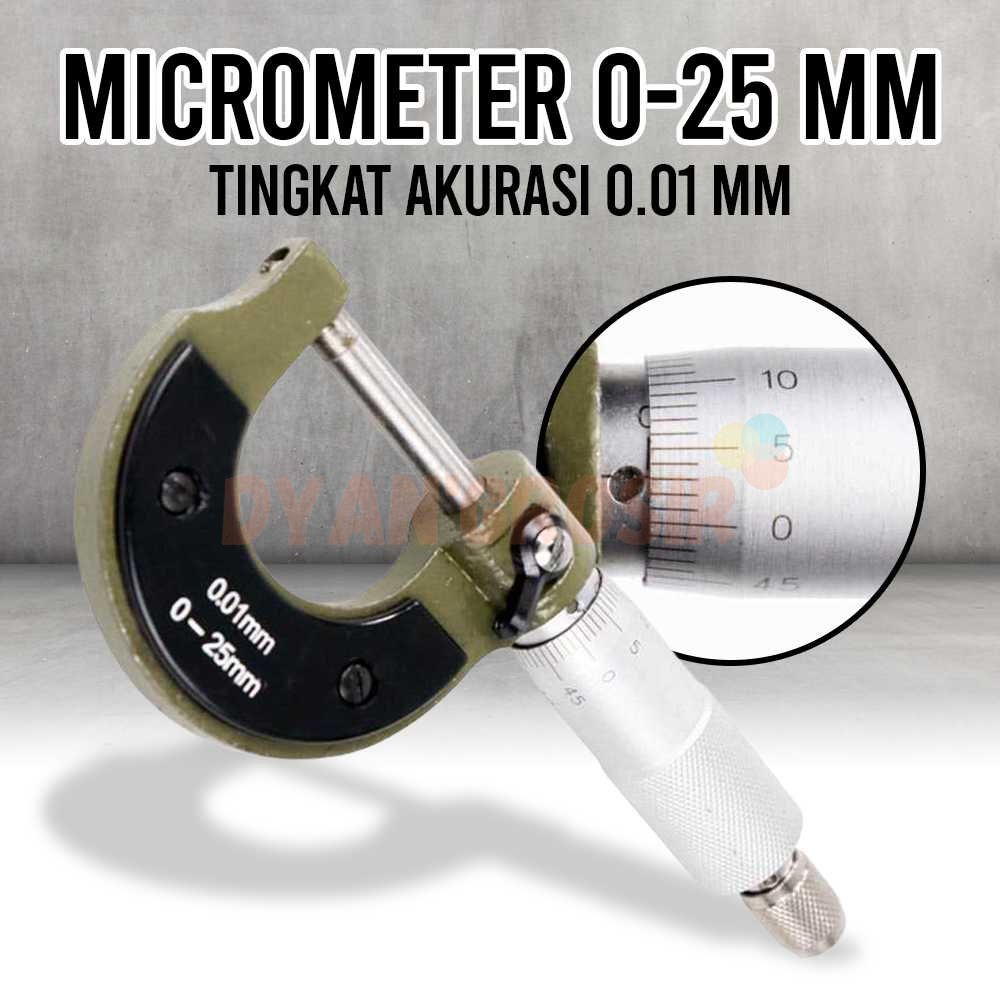

Mitutoyo Micrometer 0-25 mm 0.01 mm - QST008