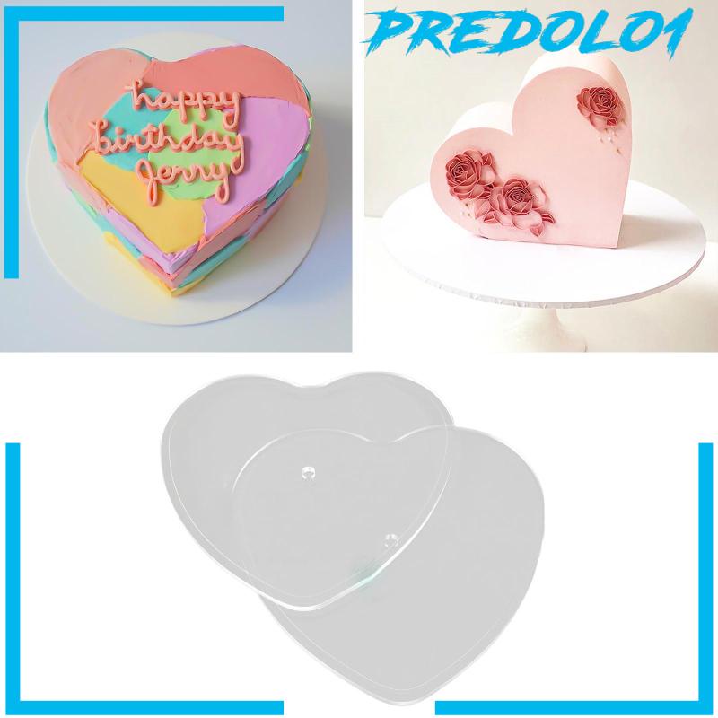 [Predolo1] 2x Scraper Penghalus Kue Bening Pinggiran Scraper Penghalus Kue Bahan Akrilik Untuk Bakery