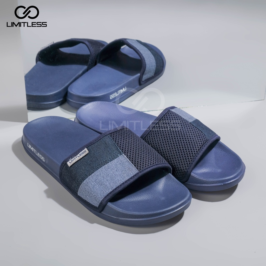 Sandal Slop Pria Pedro Keren Casual Sendal Slide Pria Navy Empuk Sandal Slip On Pria Terbaru 2023