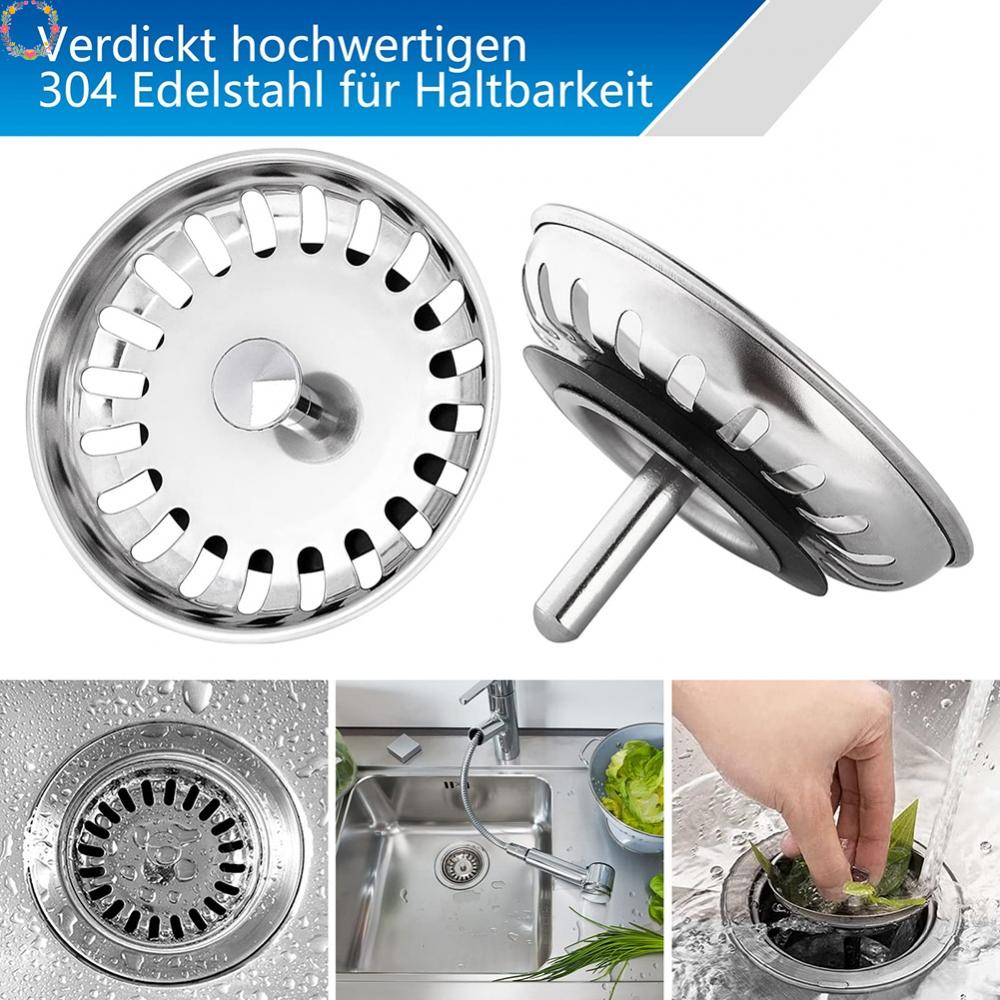 84mm Fixing Pin Saringan Wastafel Sink Plug Penggantian Saringan Saluran Air Baskom