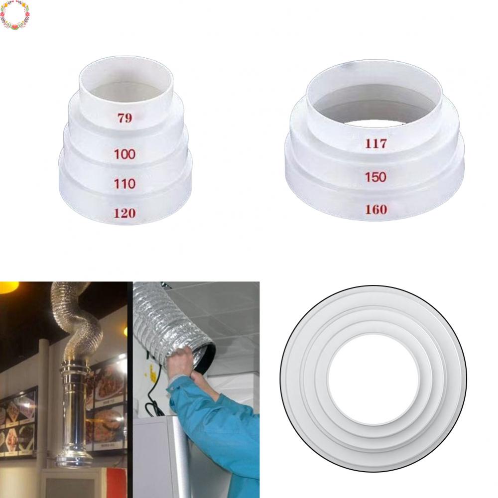 6varian ABS Plastik Ventilasi Duct Multi Reducer Coupling Jointer Sambungan Selang