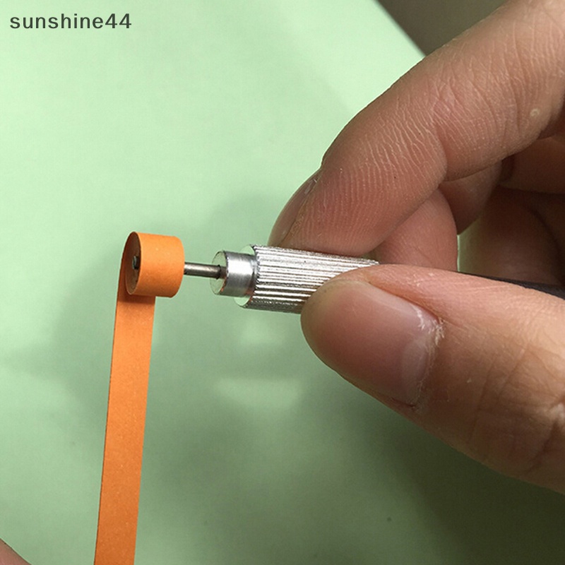 Sunshine Metal Slotted Quilling Paper Alat Papercraft Origami Kertas Quilling Rolling Pen ID