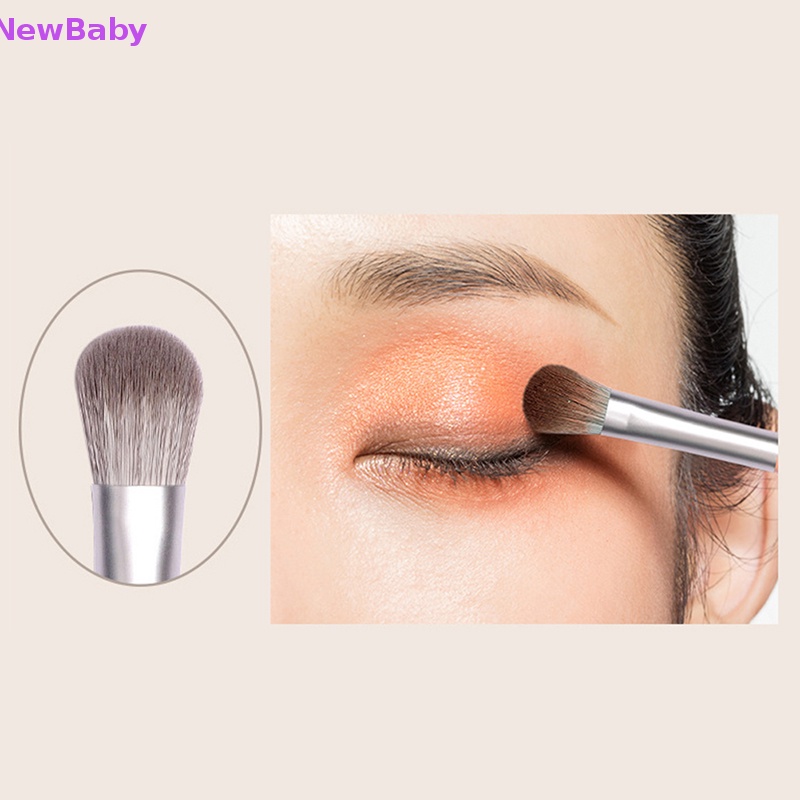 Newbaby 1PC Sikat Pewarna Mata Dua Ujung Noda Detail Highlight Brush Alat Makeup ID