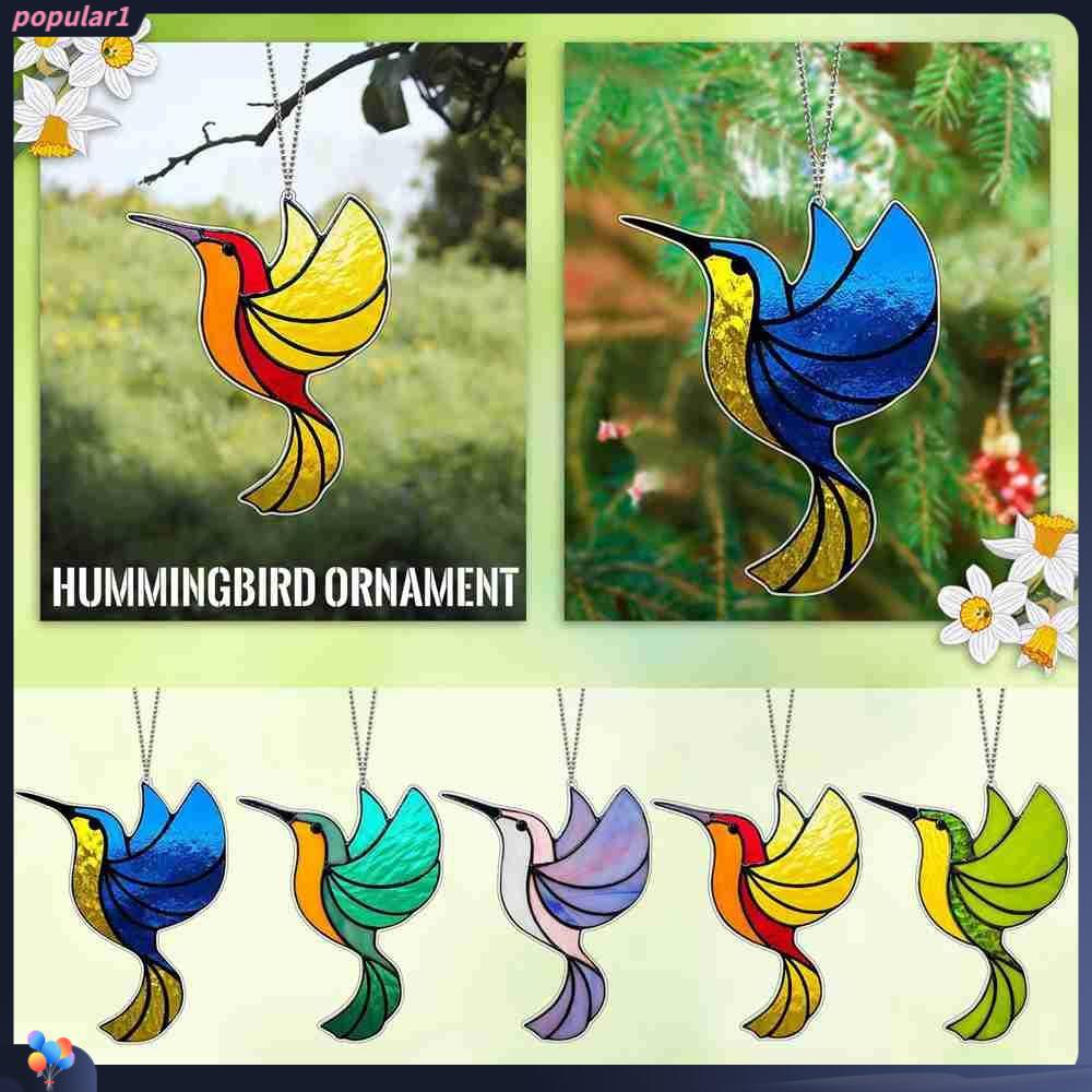 Populer Hummingbird Lonceng Angin Rumah Taman Kerajinan Hadiah Indoor Outdoor Gantung Liontin