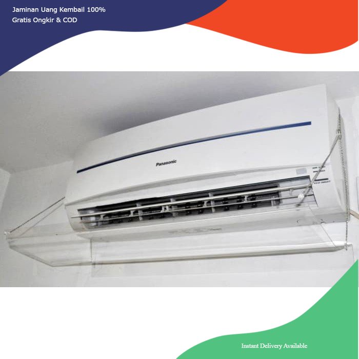 cover akrilik ac, penahan ac akrilik, penahan angin ac, talang akrilik ac, reflector ac