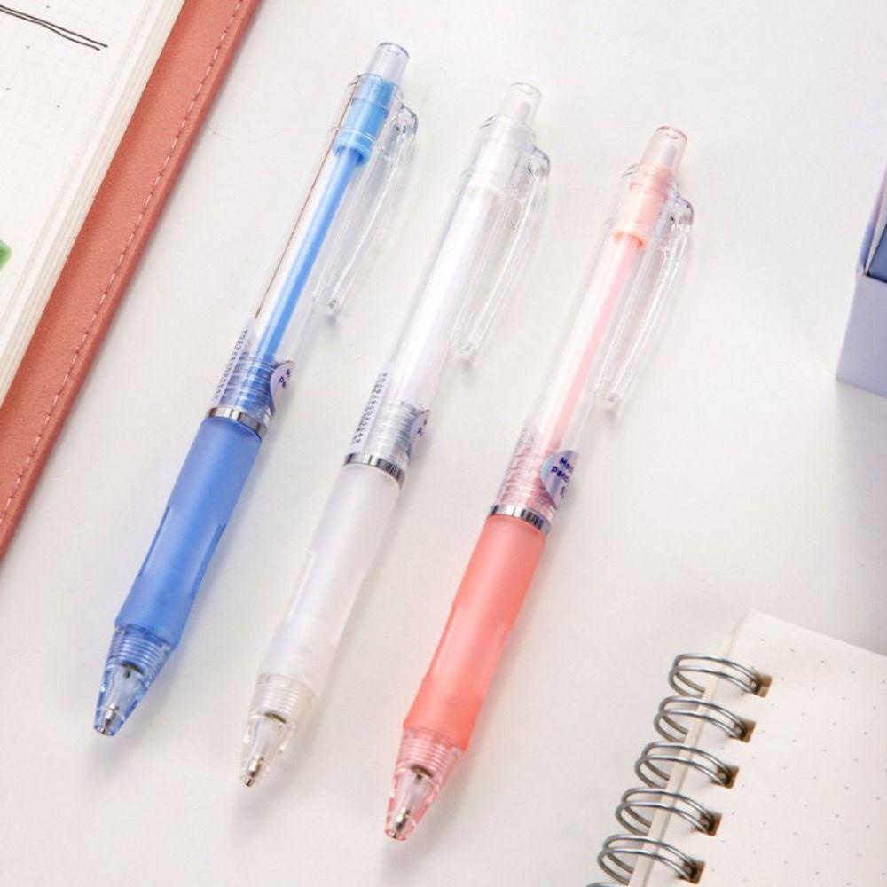 Mxbeauty Pensil Mekanik 2pcs Tulisan 0.5 /0.7mm Perlengkapan Seni Dengan Alat Tulis Eraser Pensil Otomatis