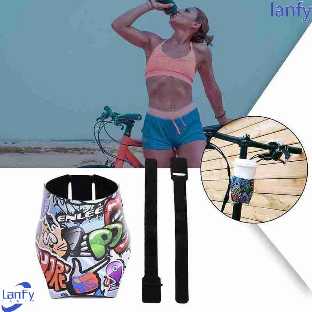 Lanfy Sepeda Botol Kandang MTB Sepeda Jalan MTB Sepeda Portable Sepeda Aksesoris Tempat Botol Air Lipat Water Cup Rak